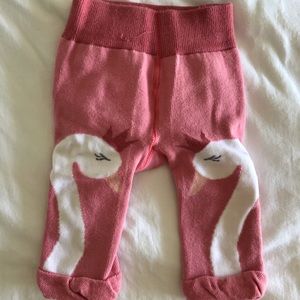 Blade and Rose baby girl flamingo leggings.